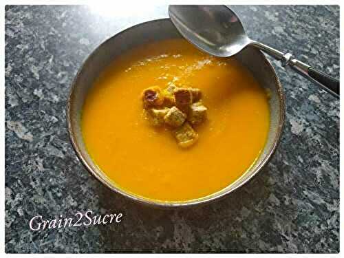 Velouté de carottes maison