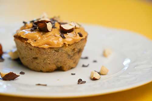 Muffins healthy et gourmand au beurre de cacahuètes