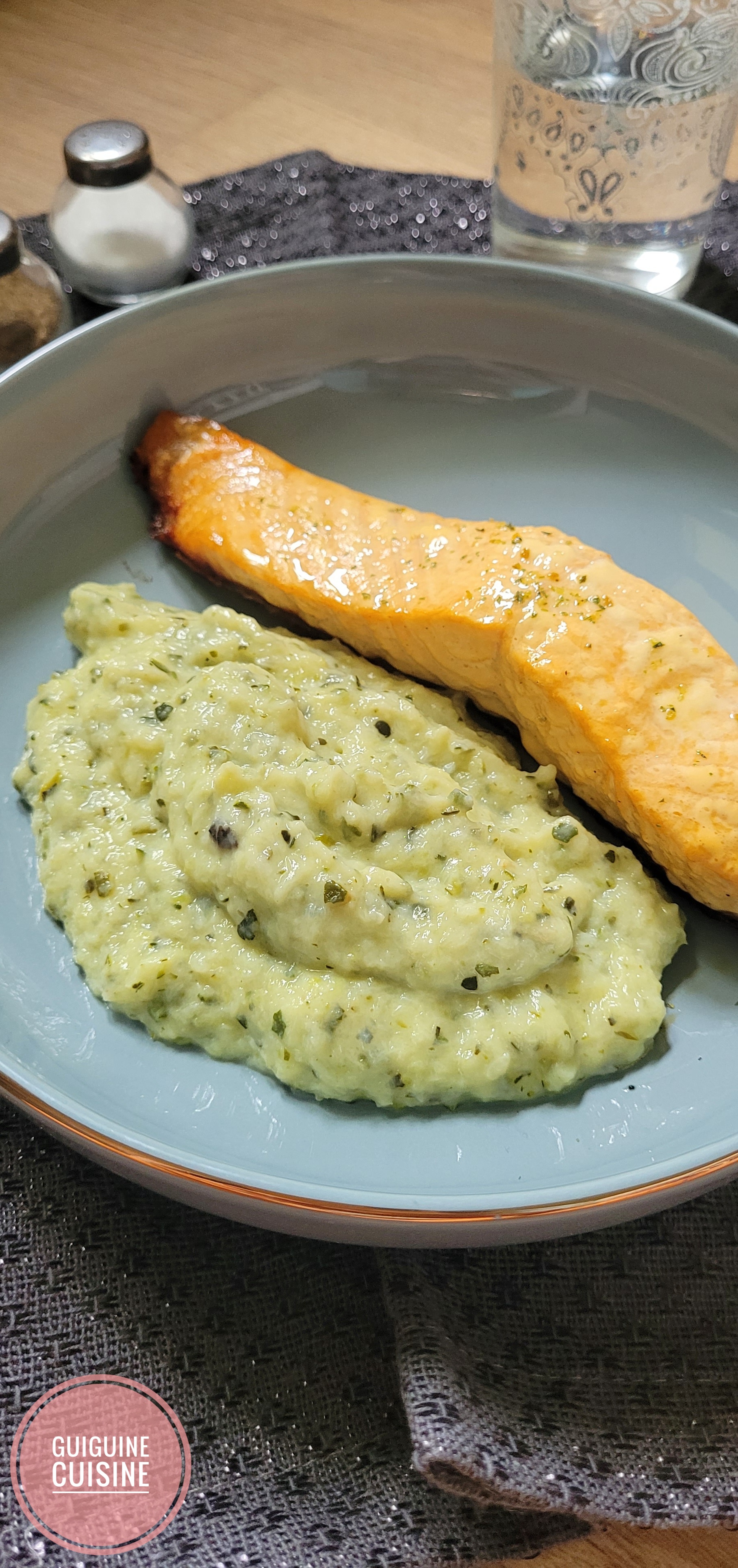 Purée de courgettes