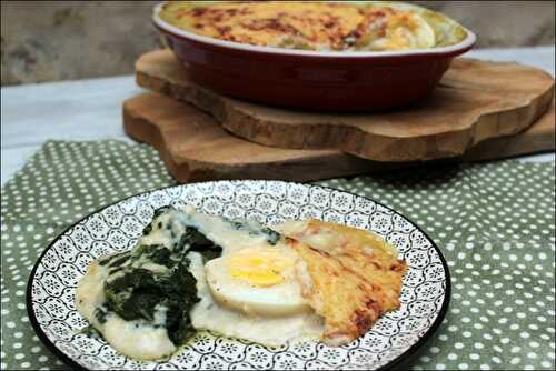 Oeufs gratinés à la florentine