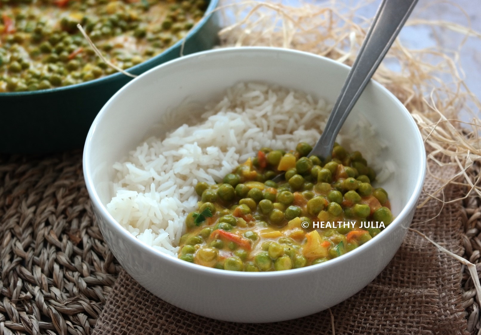 DAHI MATAR, PETITS POIS À L'INDIENNE #VEGAN