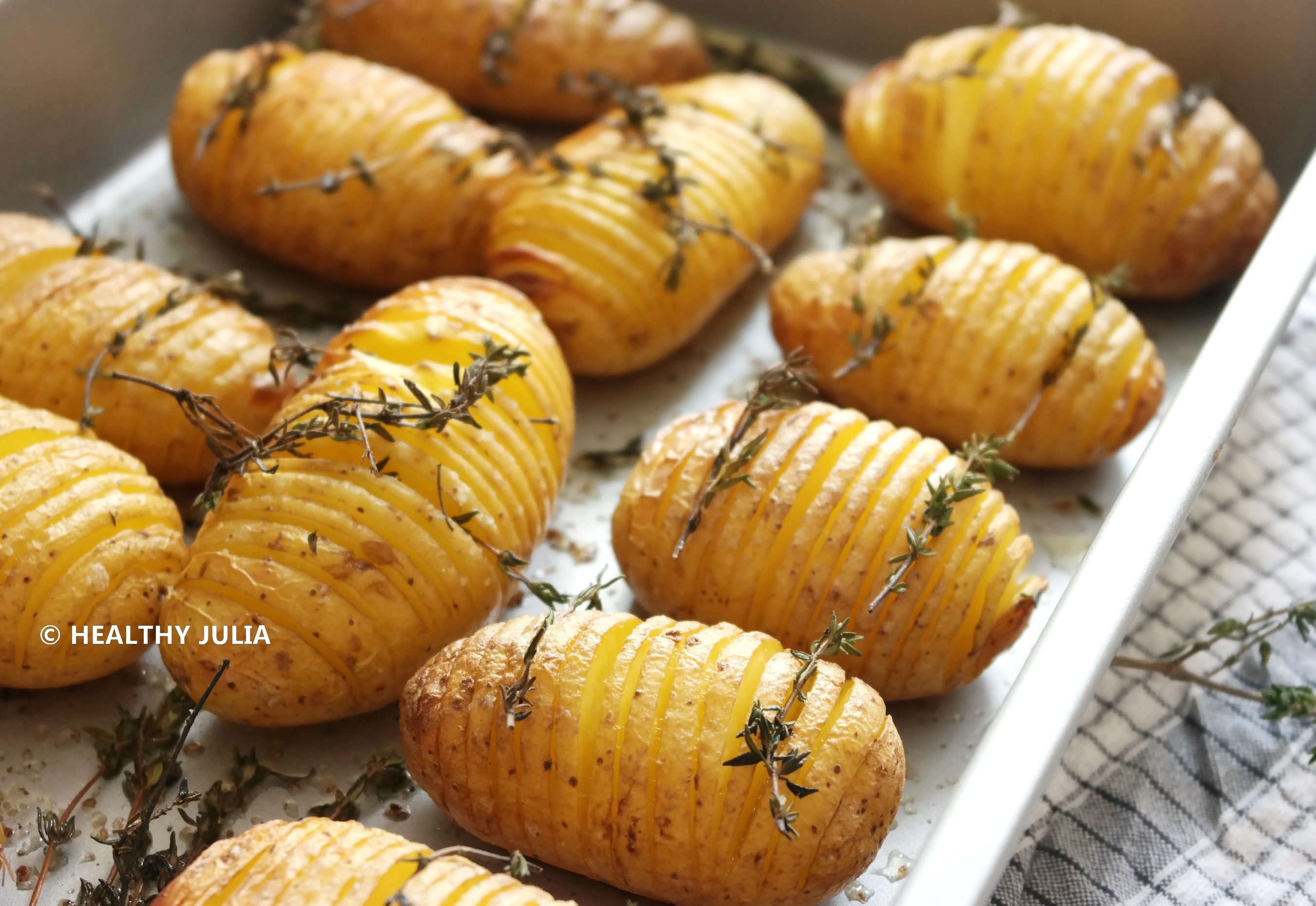 POMMES DE TERRE HASSELBACK #VEGAN