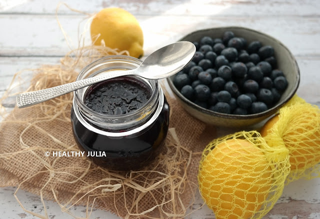 CONFITURE DE MYRTILLES AU CITRON #VEGAN