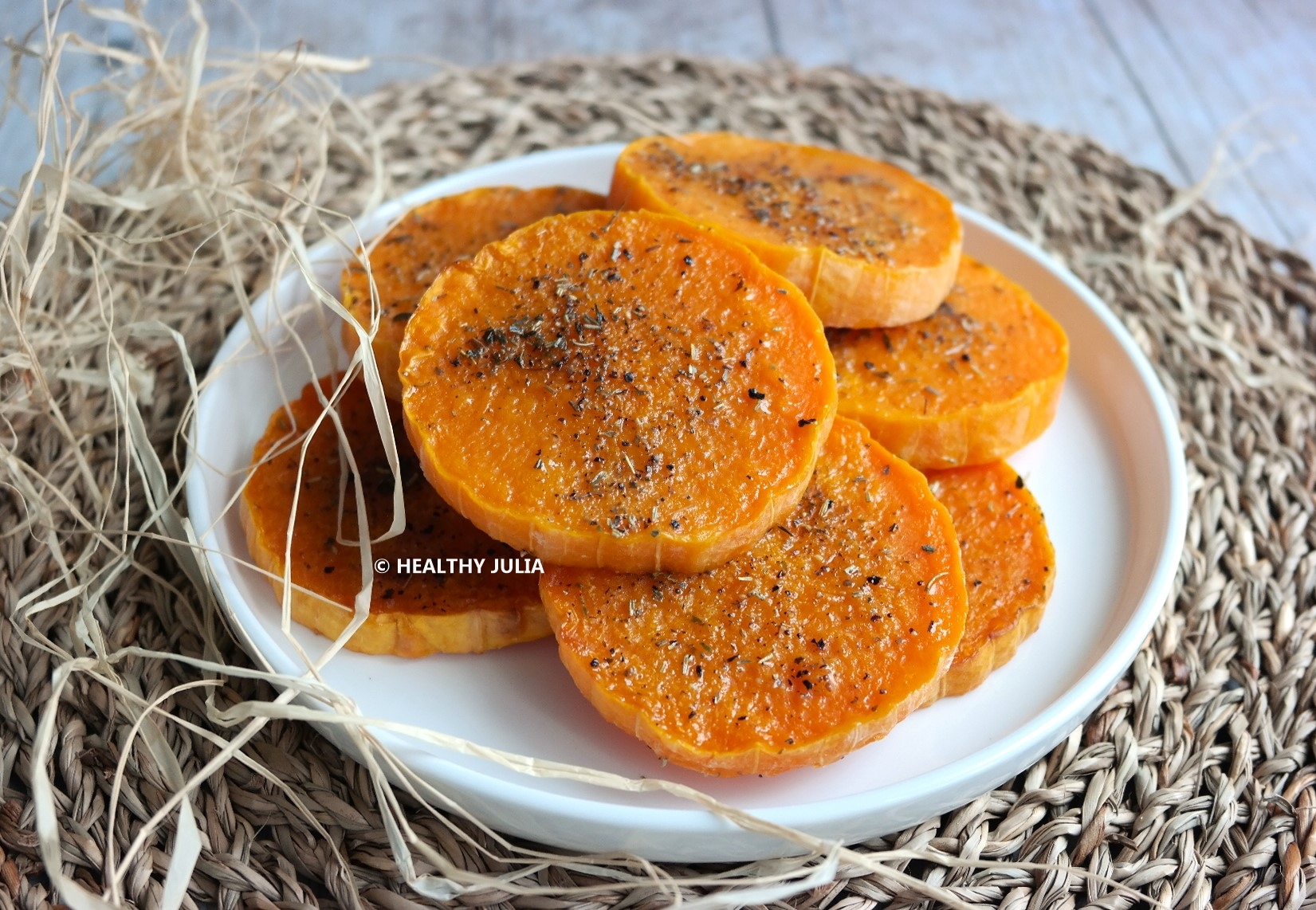 TRANCHES DE BUTTERNUT RÔTIES AU FOUR #VEGAN