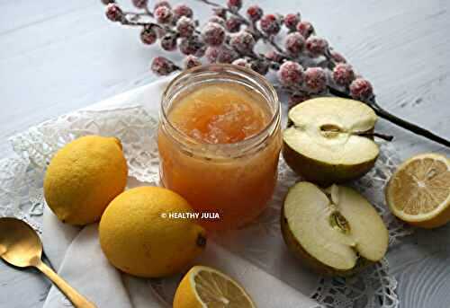 CONFITURE DE POMMES AU CITRON #VEGAN