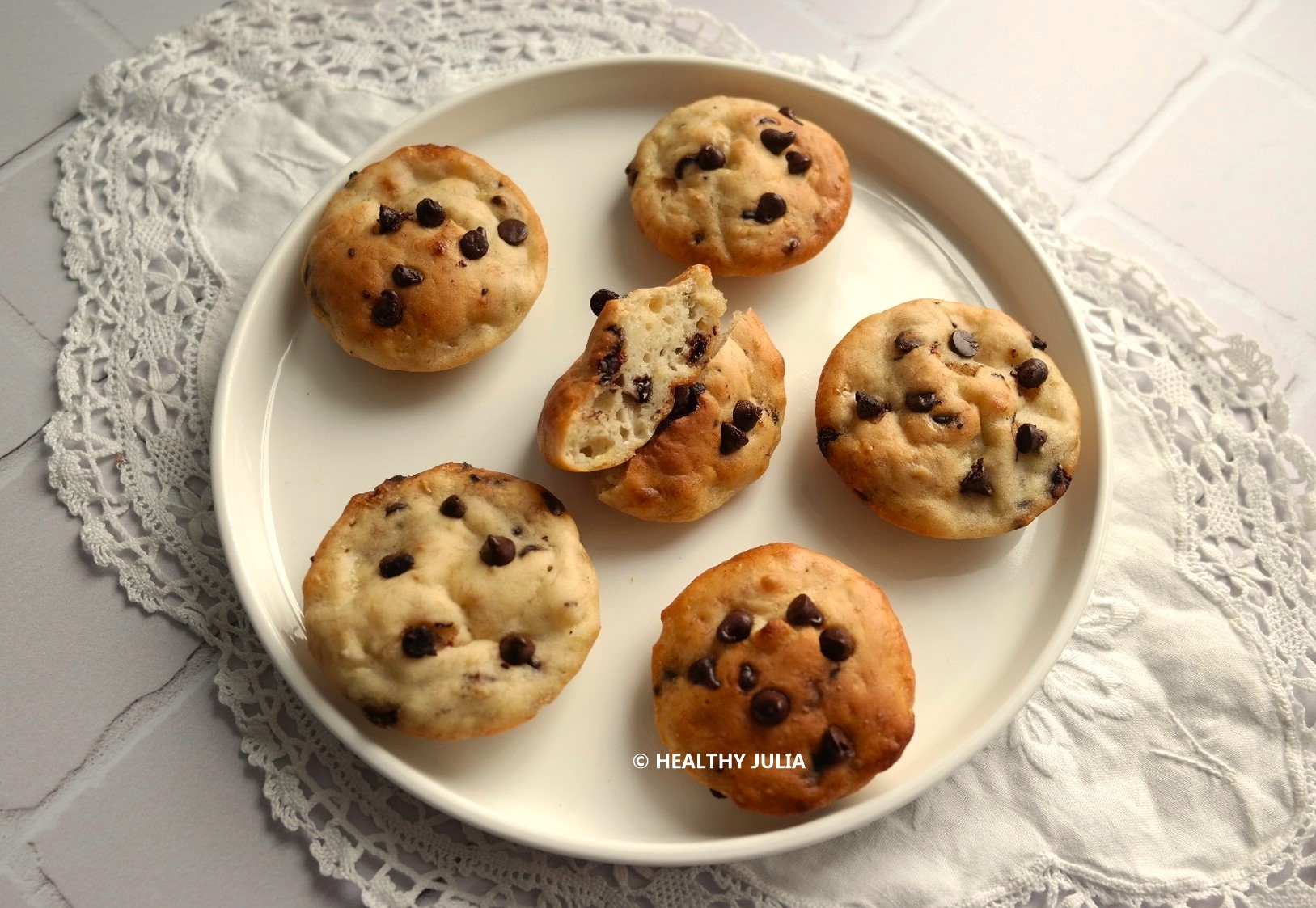 BANOCHETTES OU BRIOCHETTES À LA BANANE ET PÉPITES DE CHOCOLAT