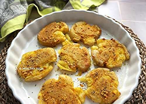 POMMES DE TERRE TAPÉES AIL ET CURRY #VEGAN