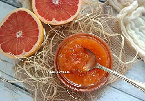 CONFITURE DE PAMPLEMOUSSE AU CITRON #VEGAN