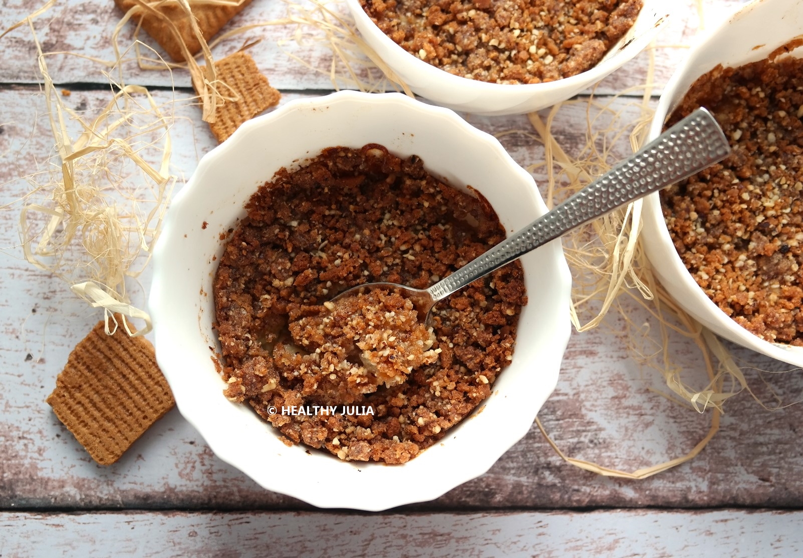 PETITS CRUMBLES AUX BANANES ET SPÉCULOOS #VEGAN