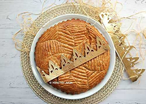 GALETTE DES ROIS À LA CRÈME D'AMANDE ALLÉGÉE #VEGAN