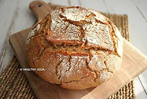 PAIN COCOTTE AU LEVAIN FACILE #VEGAN
