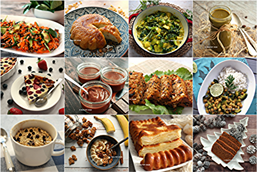 RÉTROSPECTIVE DES RECETTES HEALTHY 2025 ET MEILLEURS VŒUX POUR 2026