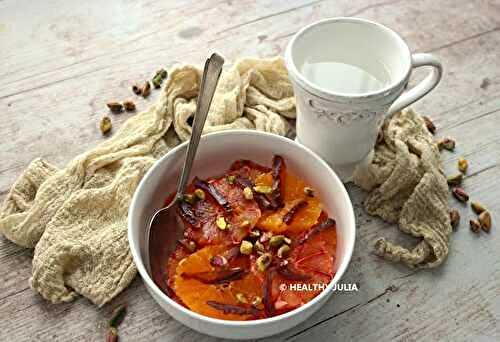 CAFÉ BLANC LIBANAIS ET SALADE D’ORANGES #VEGAN
