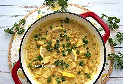 CURRY DE CÉLERI ET HARICOTS BLANCS #VEGAN