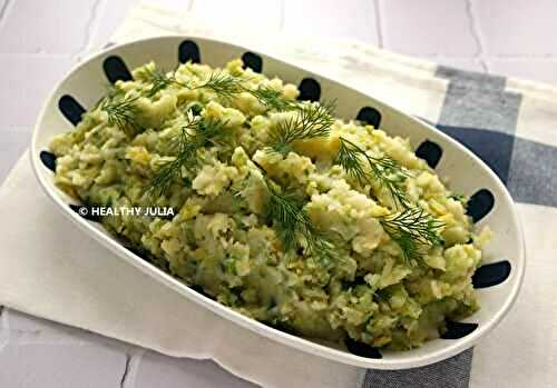 ÉCRASÉE DE POMMES DE TERRE AUX CHOUX DE BRUXELLES #VEGAN