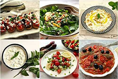 VARIATIONS HEALTHY AUTOUR... DES SALADES MÉDITERRANÉENNES