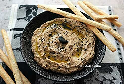 HOUMOUS À L'AIL NOIR #VEGAN