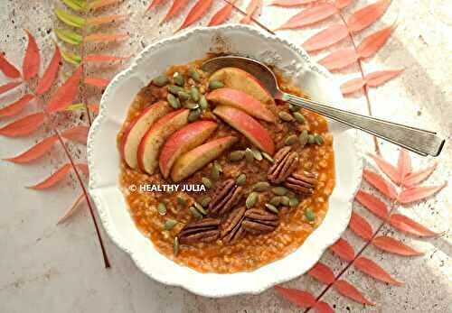 PUMPKIN PORRIDGE #VEGAN