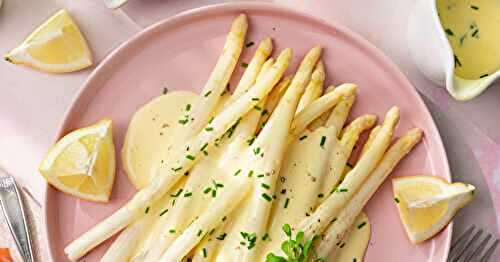 Les asperges sauce mousseline, le classique culinaire français !