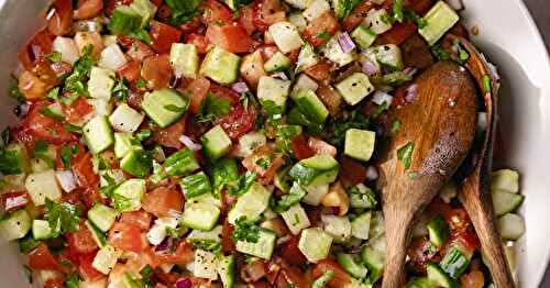 La salade shirazi, le plat d’accompagnement parfait de l’été !