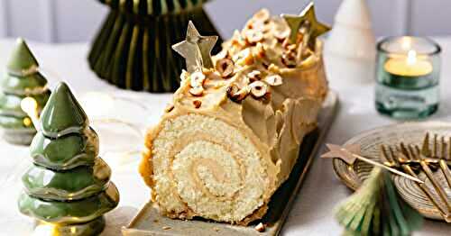 Le classique de Noël : la bûche pâtissière à la crème au beurre !