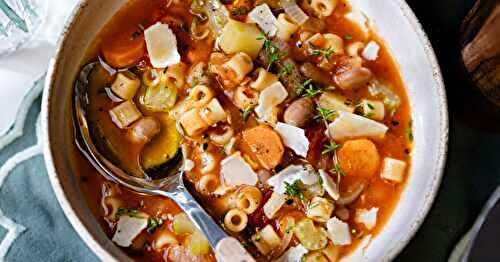 Le minestrone italien : une soupe réconfortante pour les soirées d’hiver !