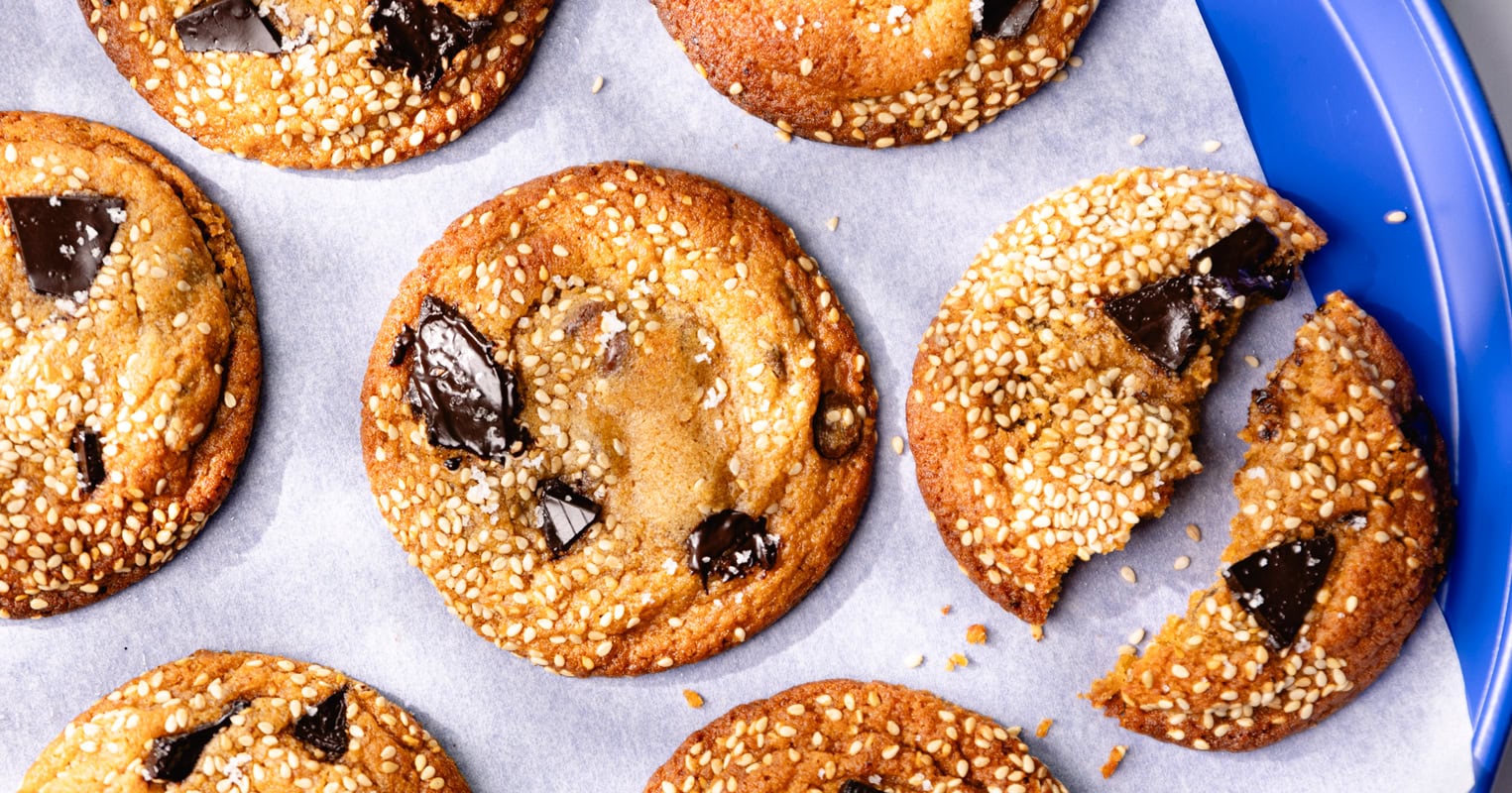 Les umami cookies au miso, sésame et chocolat noir !