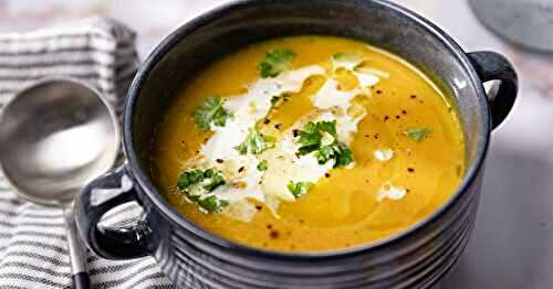 Velouté de potimarron et châtaignes, une soupe onctueuse !