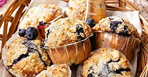 La recette des muffins aux myrtilles (comme dans les coffee shops) !