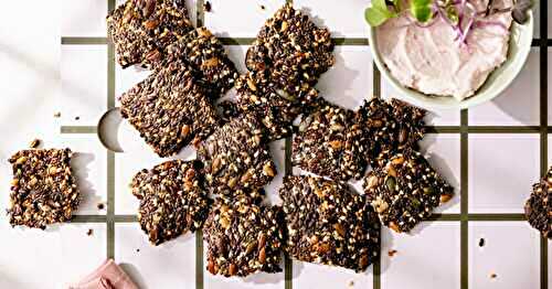 Les fantastiques crackers aux graines, cétogène et sans gluten