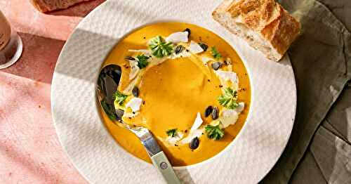 La soupe carotte gingembre curcuma