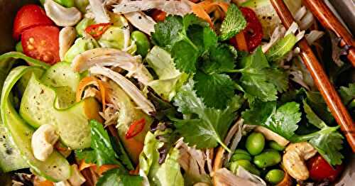 La salade à la thaïlandaise au poulet