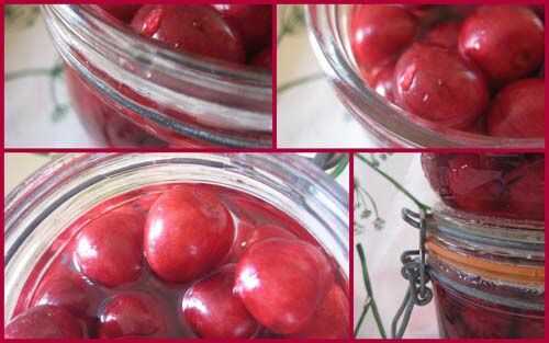 Cerises au sirop léger