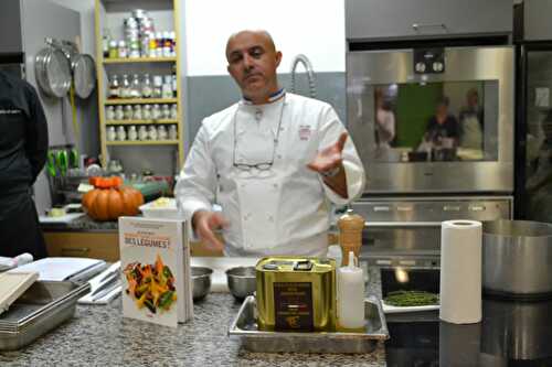 Cours de cuisine avec le chef Etoilé Olivier Nasti, comment faire la cuisine des légumes ?