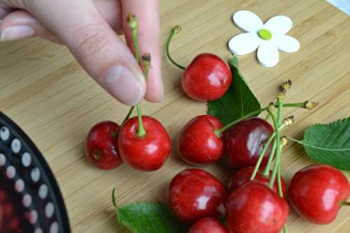 Soupe de cerises à la vanille