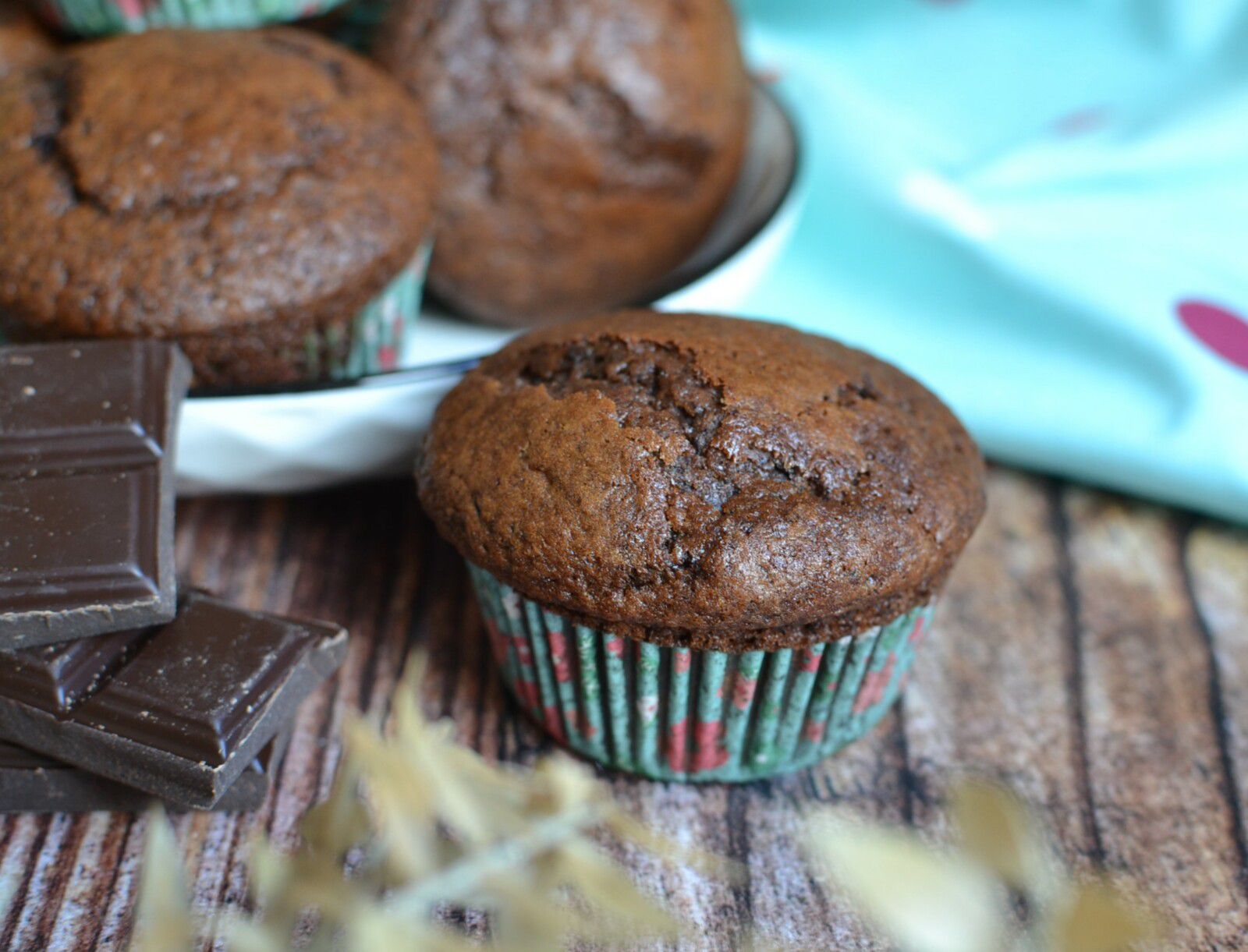 Muffins tout chocolat