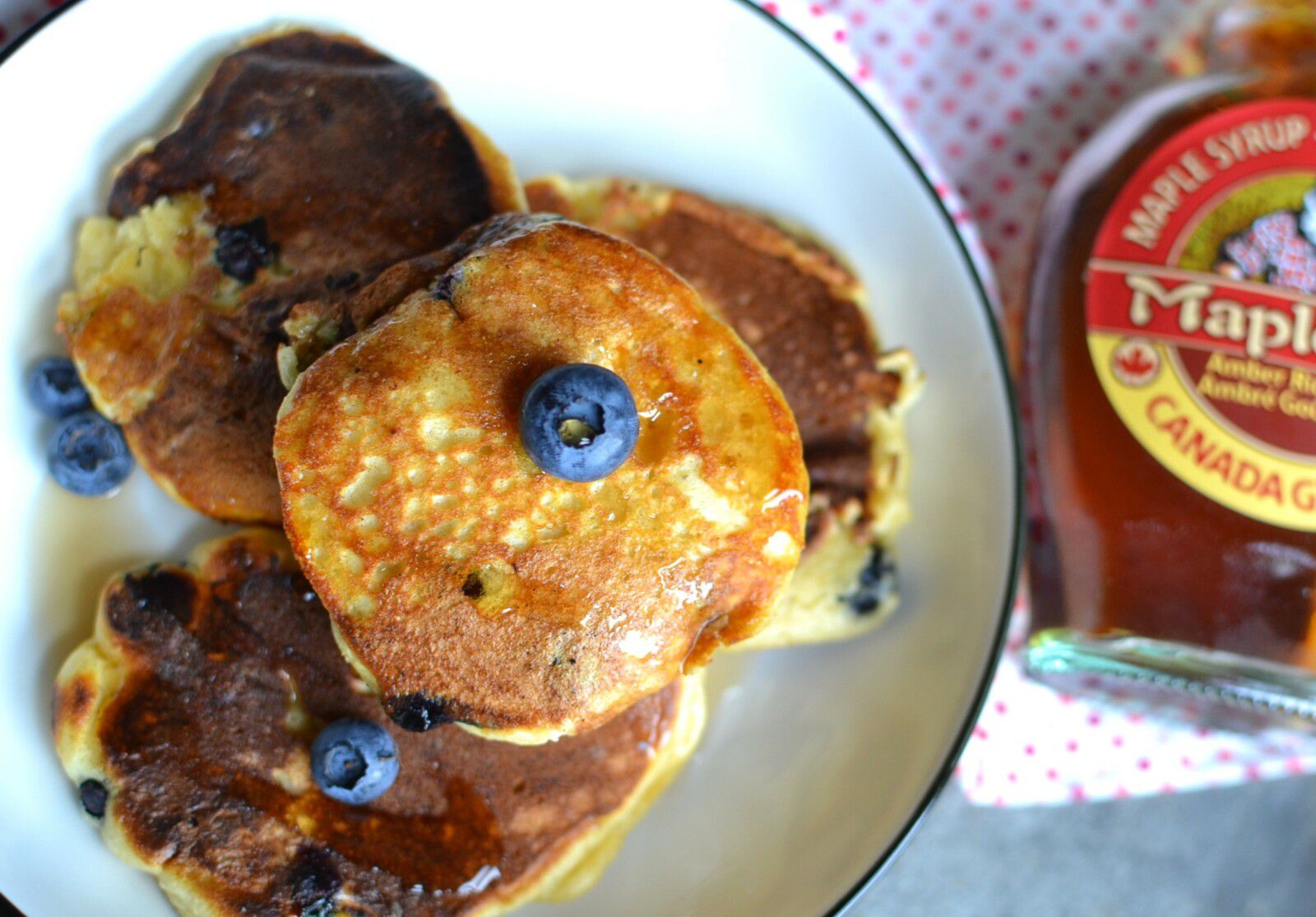 Pancakes aux myrtilles