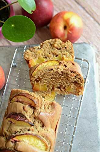 Cake aux nectarines