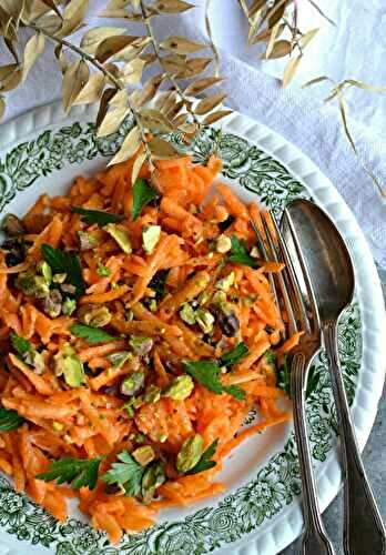 Salade de carottes et pistaches #vég