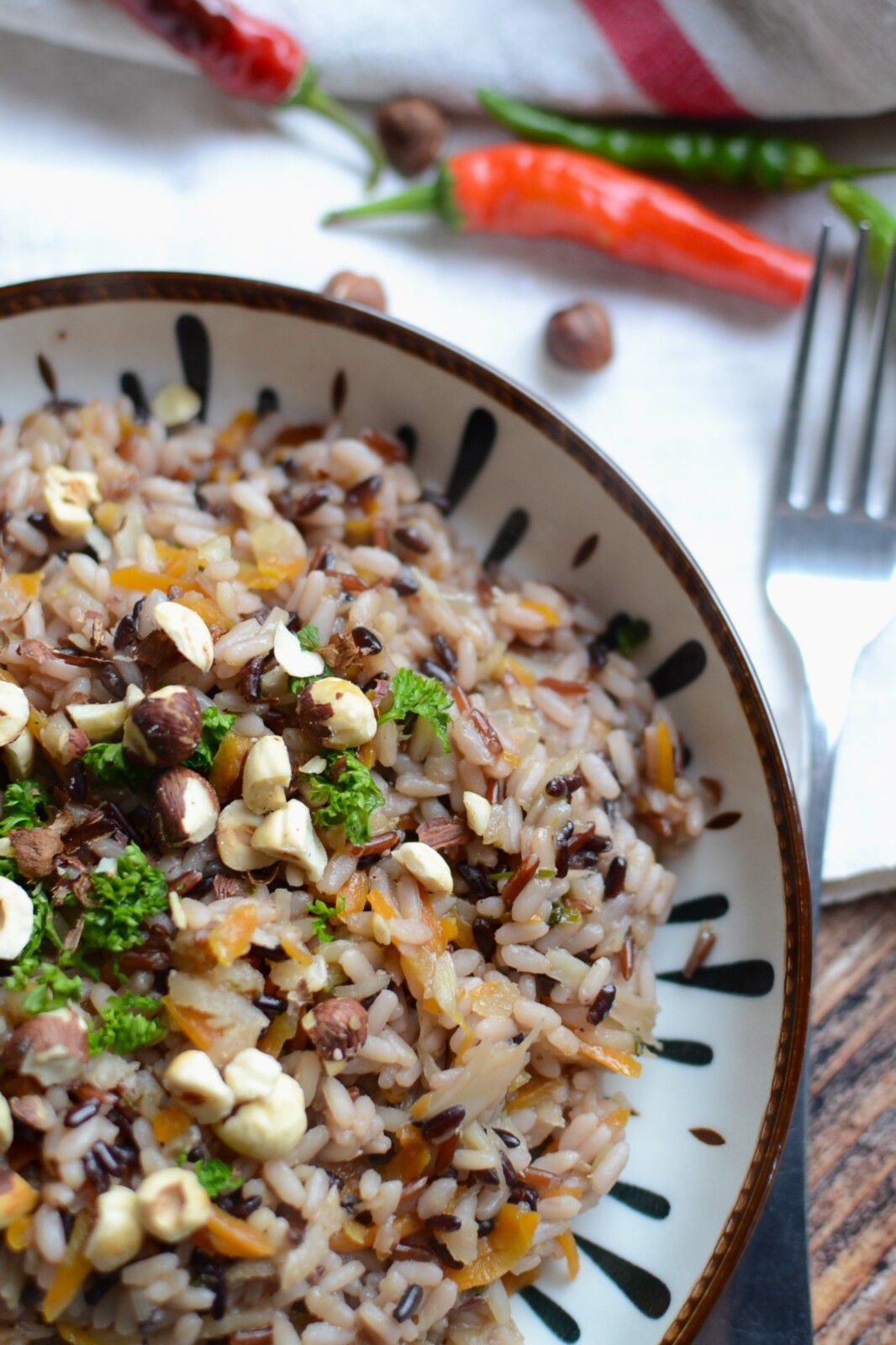 Cocotte de riz, carotte et panais #vég