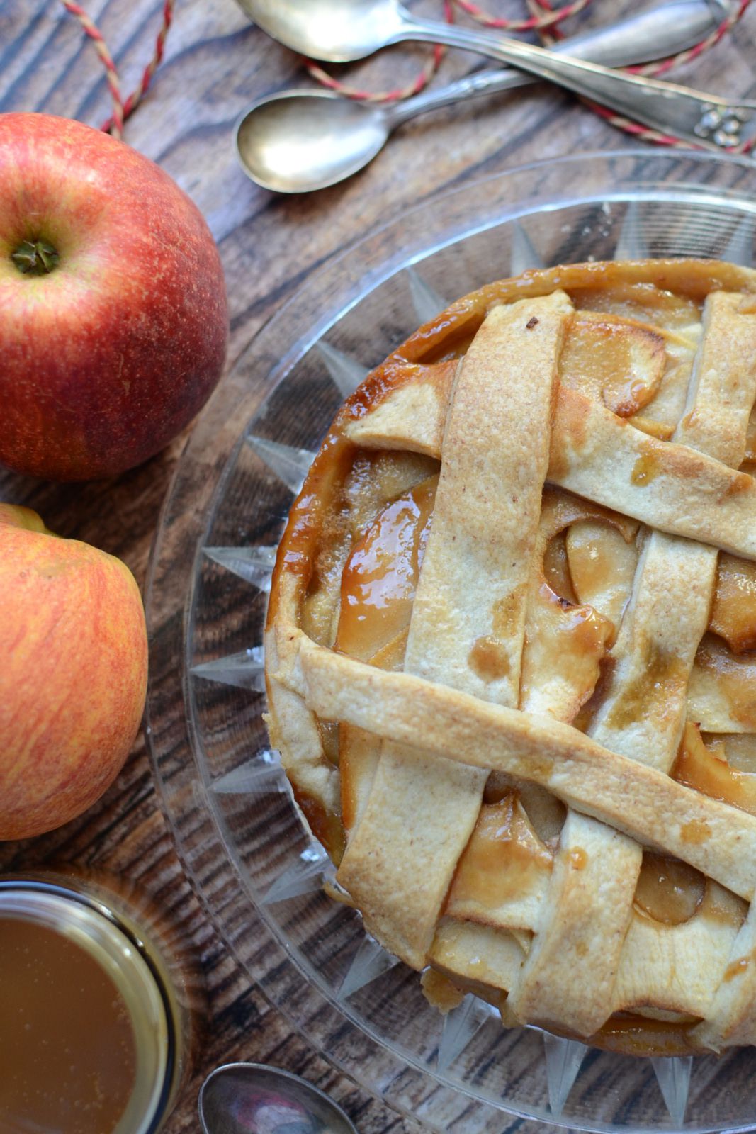 Tarte aux pommes et caramel au beurre salé