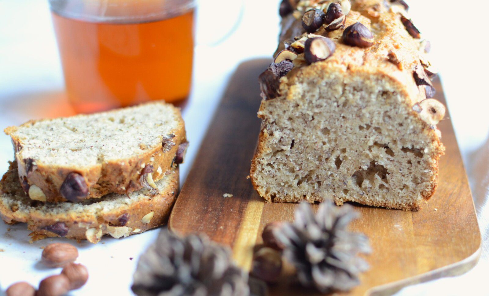 Cake à la noisette #sans beurre #sans huile