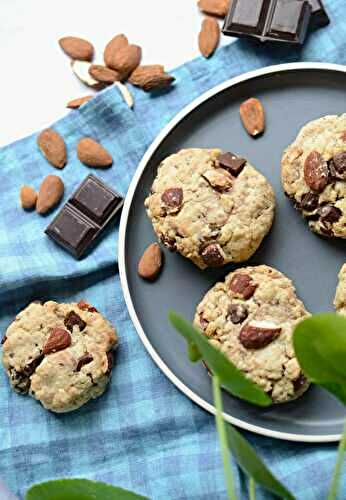 Cookies amandes chocolat #sans oeuf