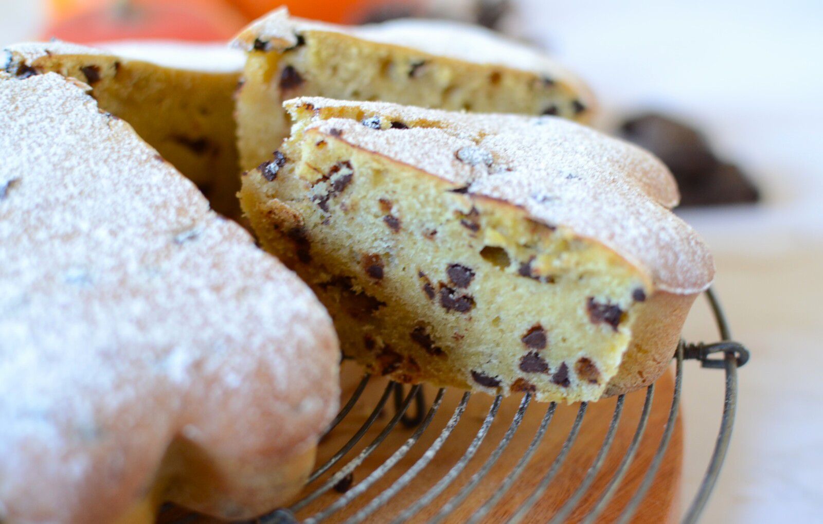 Gâteau à la courge et pépites de chocolat