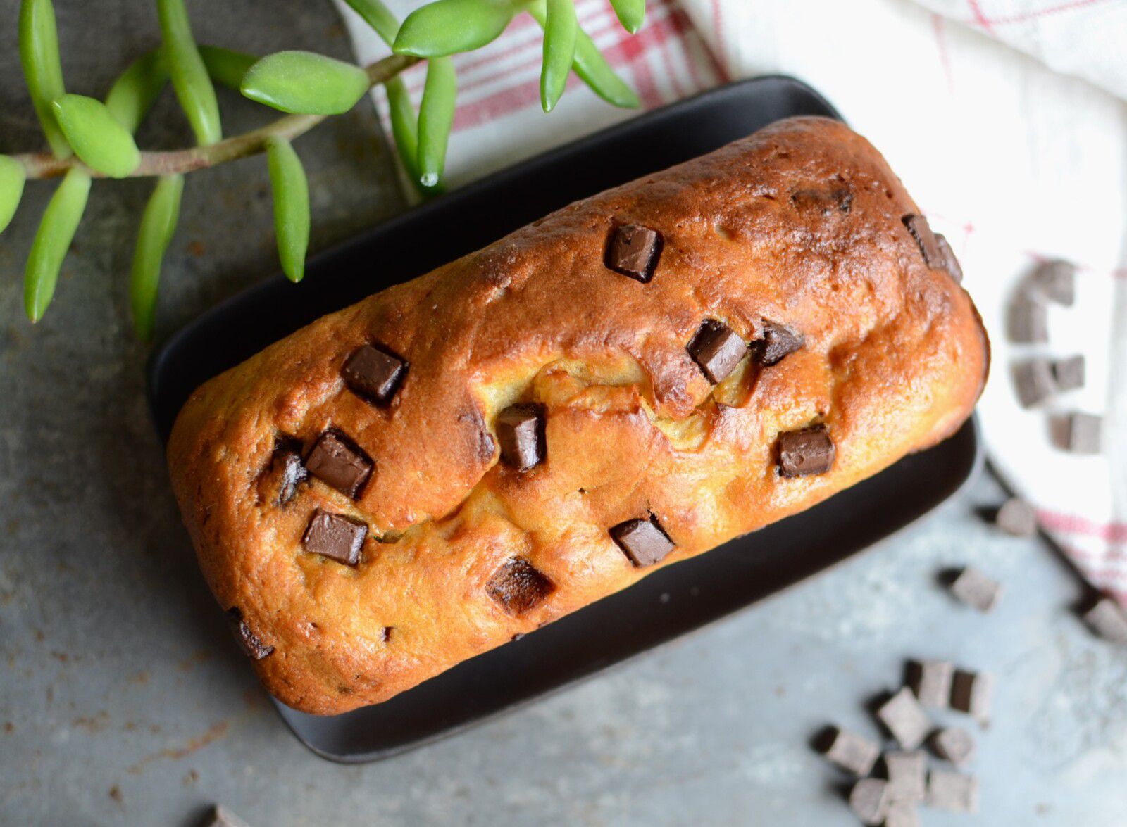 Cake à la banane et au chocolat