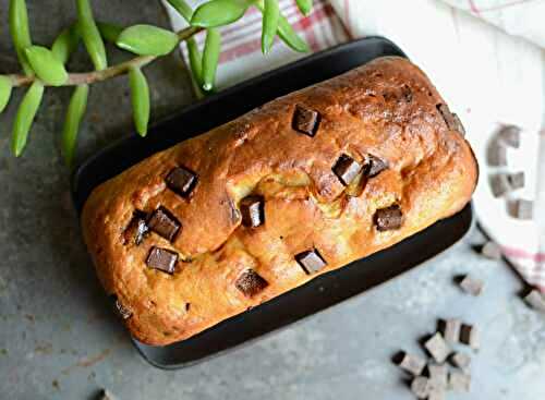 Cake à la banane et au chocolat