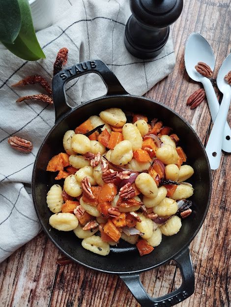 Gnocchi et patate douce au four #végétarien