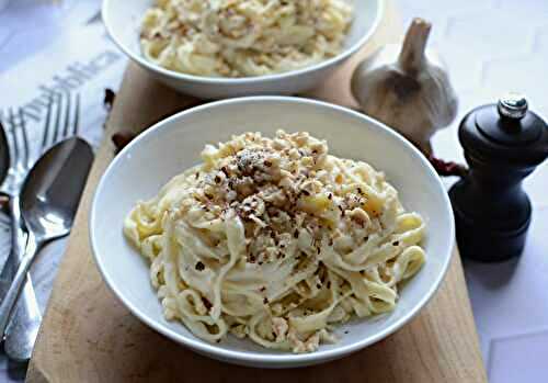 Tagliatelle à la crème de chou fleur #végétarien