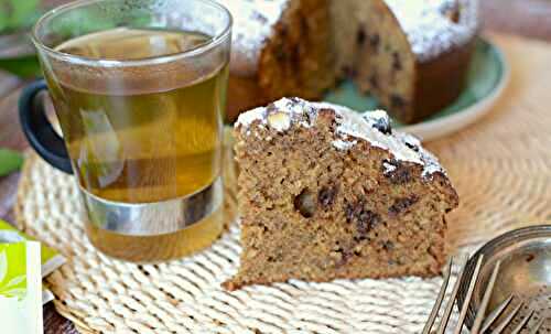 Gâteau à la noisette et pépites de chocolat 