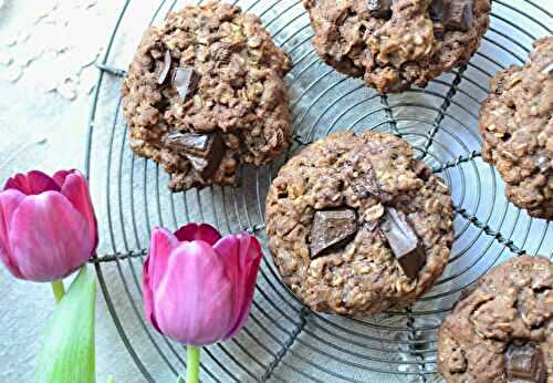 Cookies flocons d'avoine et chocolat